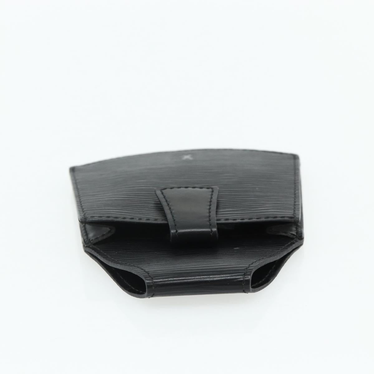 LOUIS VUITTON Epi Sherwood Sac Depaul Pouch 2 Set Black LV Auth ka4153