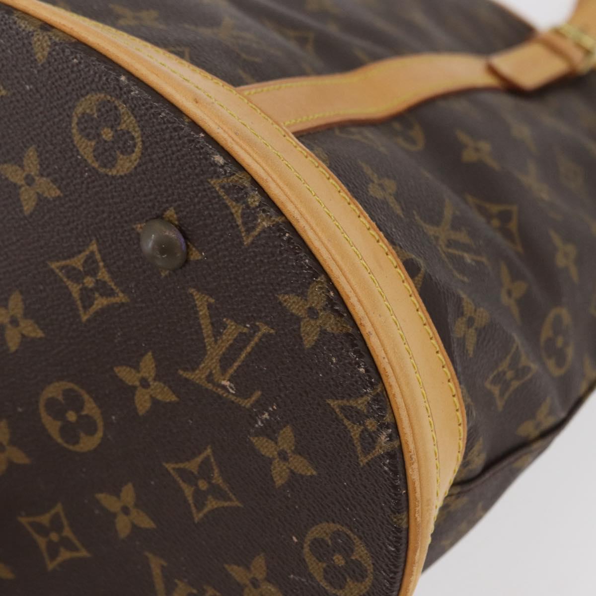 LOUIS VUITTON Monogram Bucket GM Shoulder Bag M42236 LV Auth ka4155