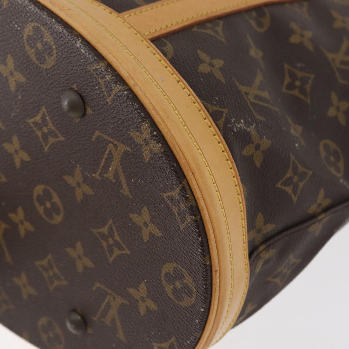LOUIS VUITTON Monogram Bucket GM Shoulder Bag M42236 LV Auth ka4155
