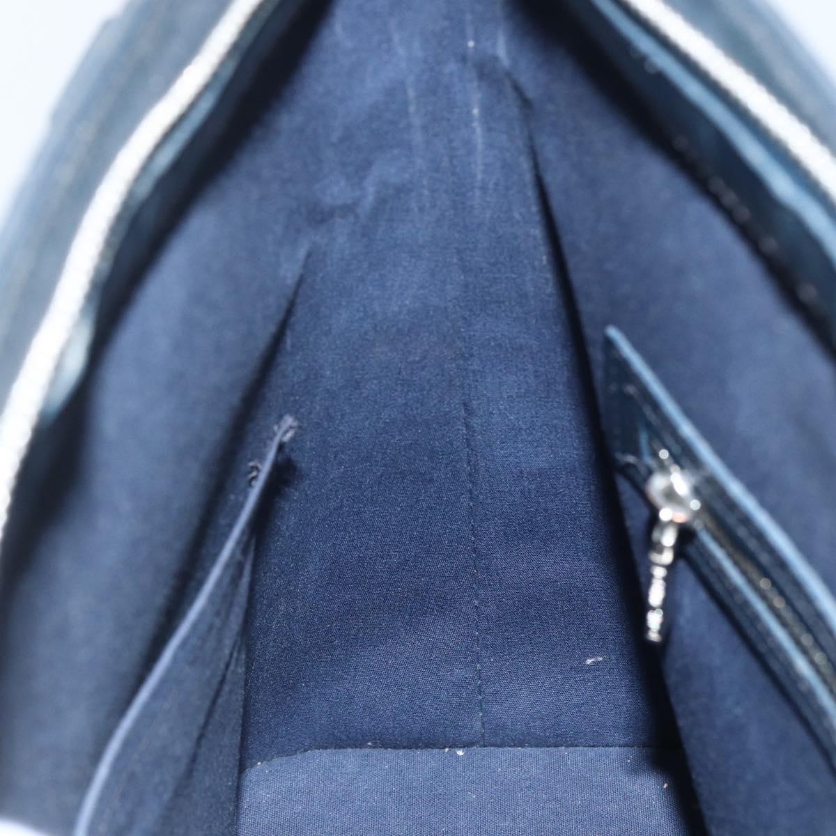 LOUIS VUITTON Monogram Mat Stockton Tote Bag Noir M55112 LV Auth ka417