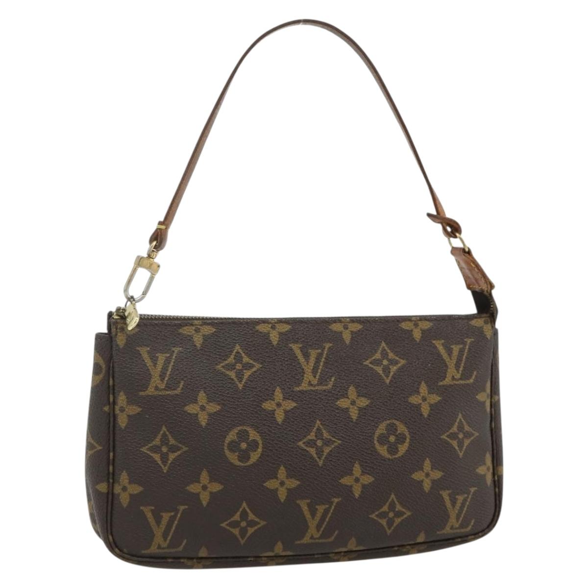 LOUIS VUITTON Monogram Pochette Accessoires Pouch M51980 LV Auth ka4173