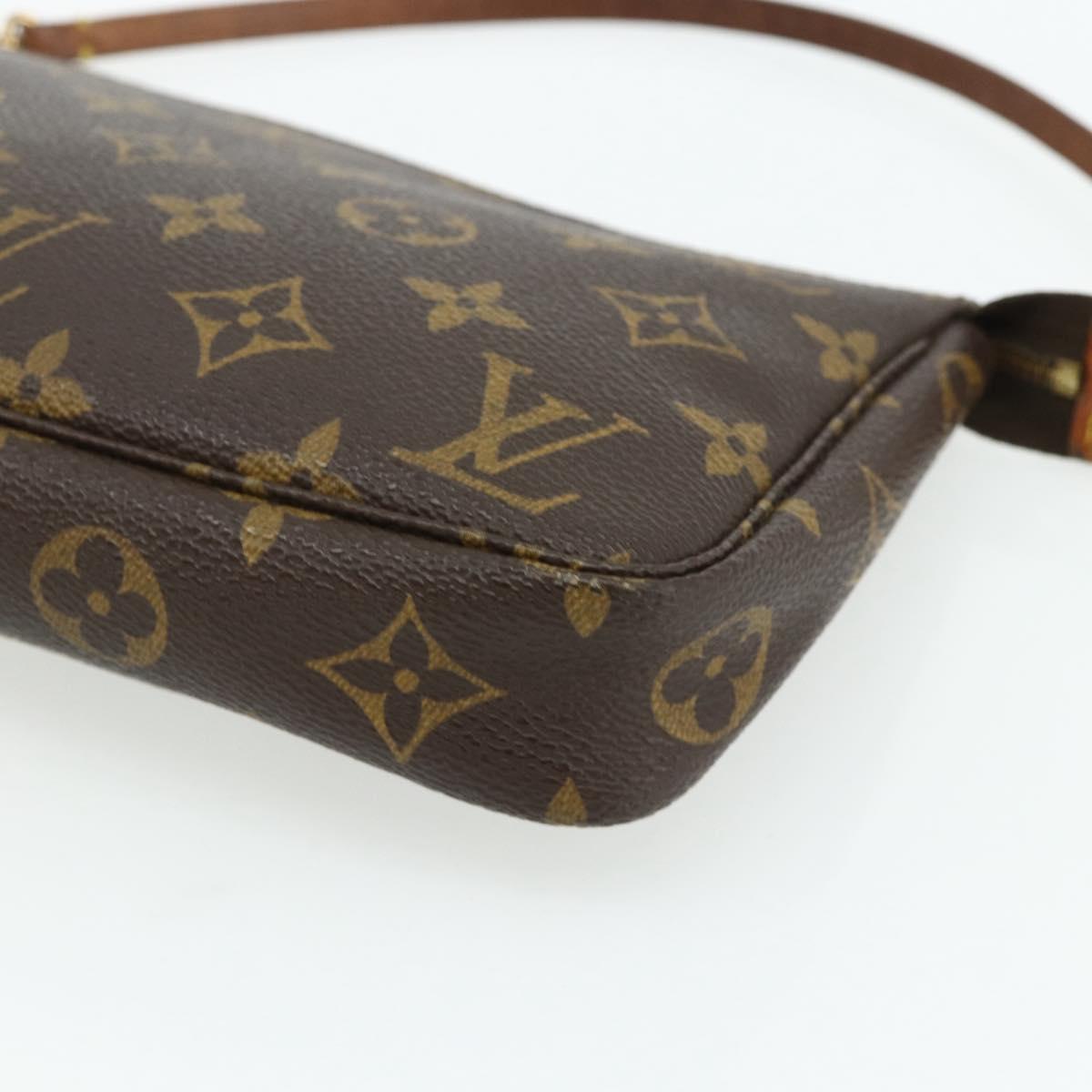 LOUIS VUITTON Monogram Pochette Accessoires Pouch M51980 LV Auth ka4173