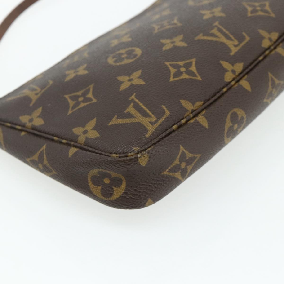 LOUIS VUITTON Monogram Pochette Accessoires Pouch M51980 LV Auth ka4173