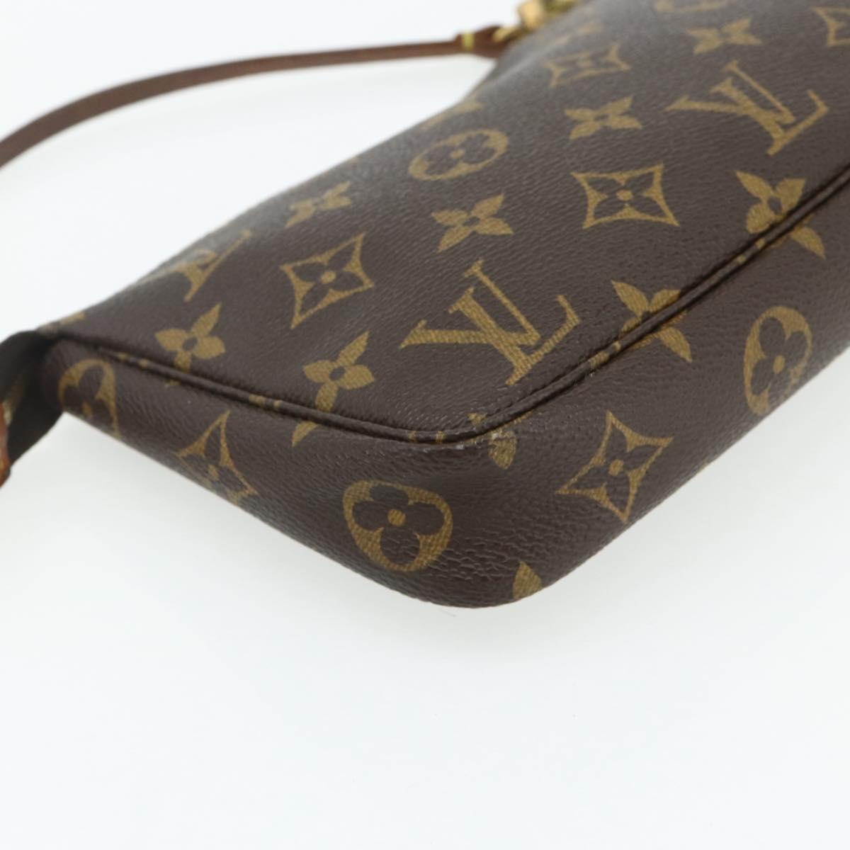 LOUIS VUITTON Monogram Pochette Accessoires Pouch M51980 LV Auth ka4173