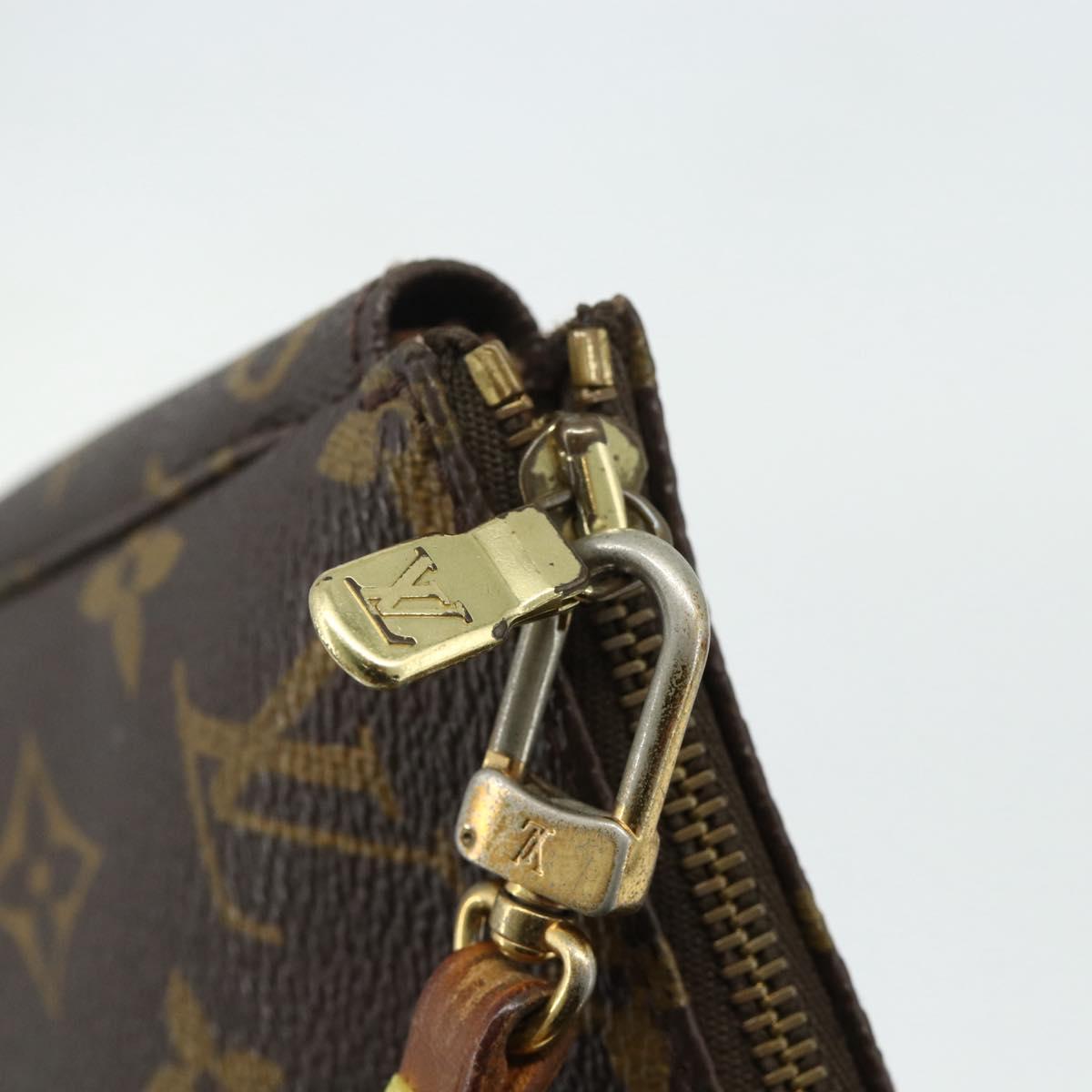 LOUIS VUITTON Monogram Pochette Accessoires Pouch M51980 LV Auth ka4173