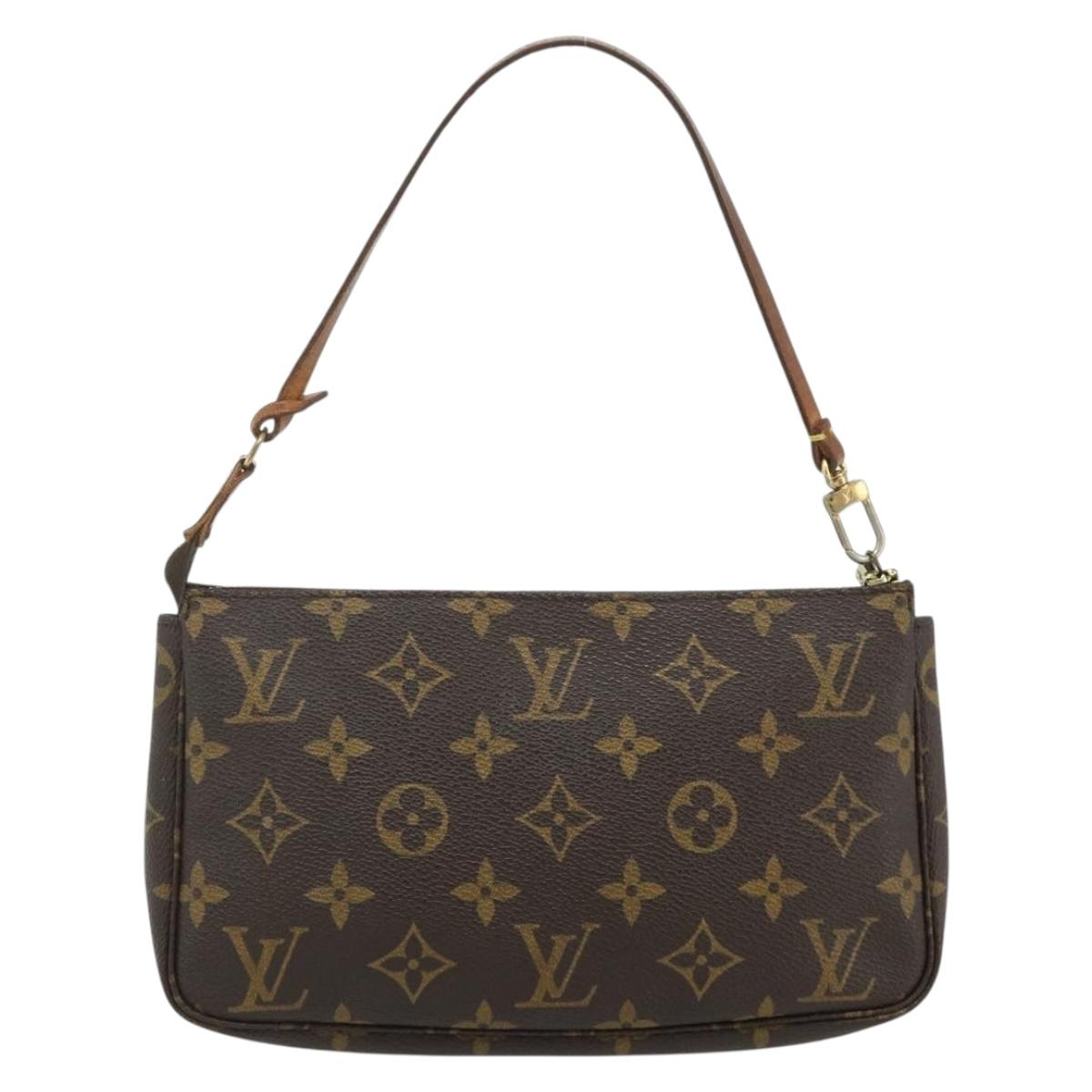 LOUIS VUITTON Monogram Pochette Accessoires Pouch M51980 LV Auth ka4173