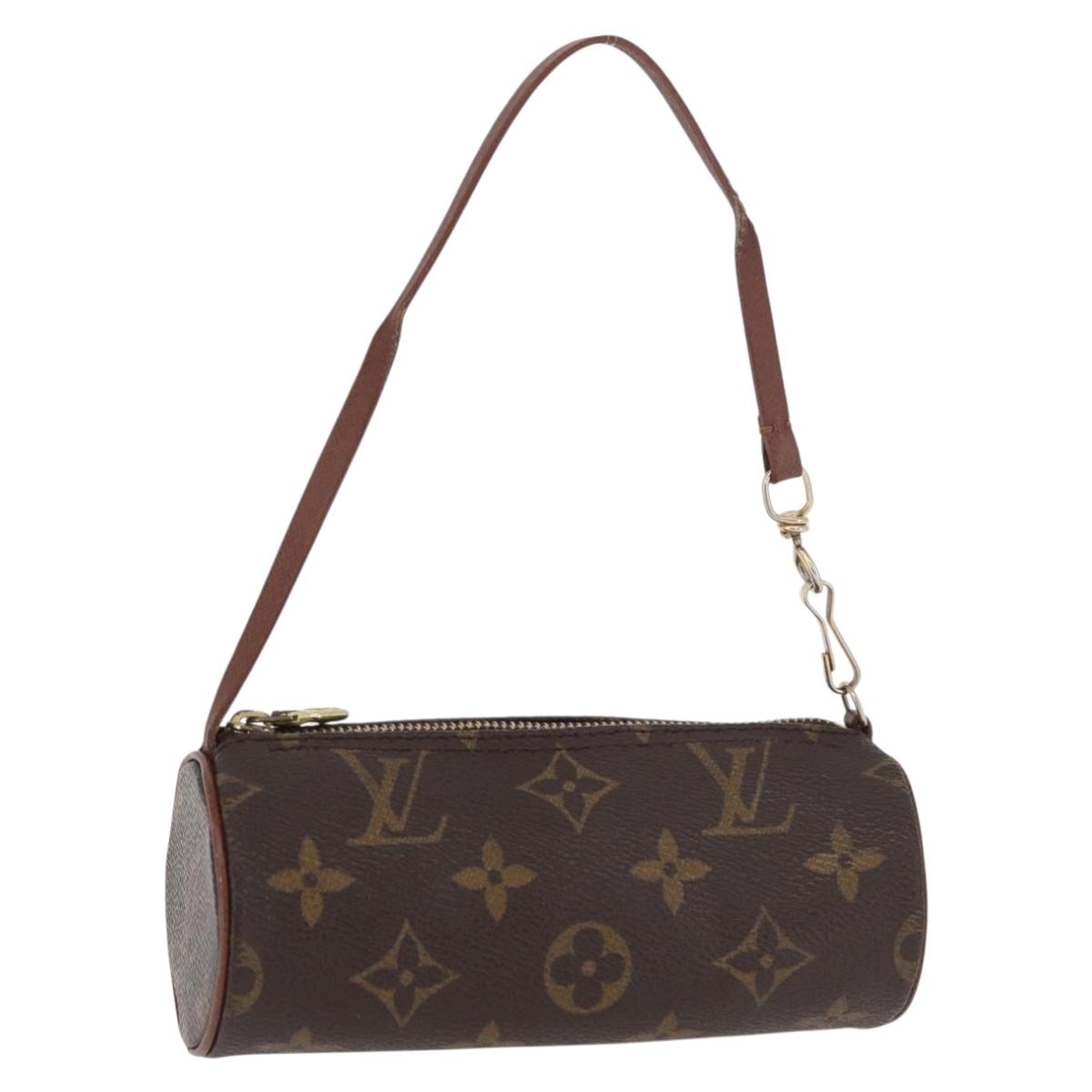 LOUIS VUITTON Monogram Papillon Pouch LV Auth ka4174