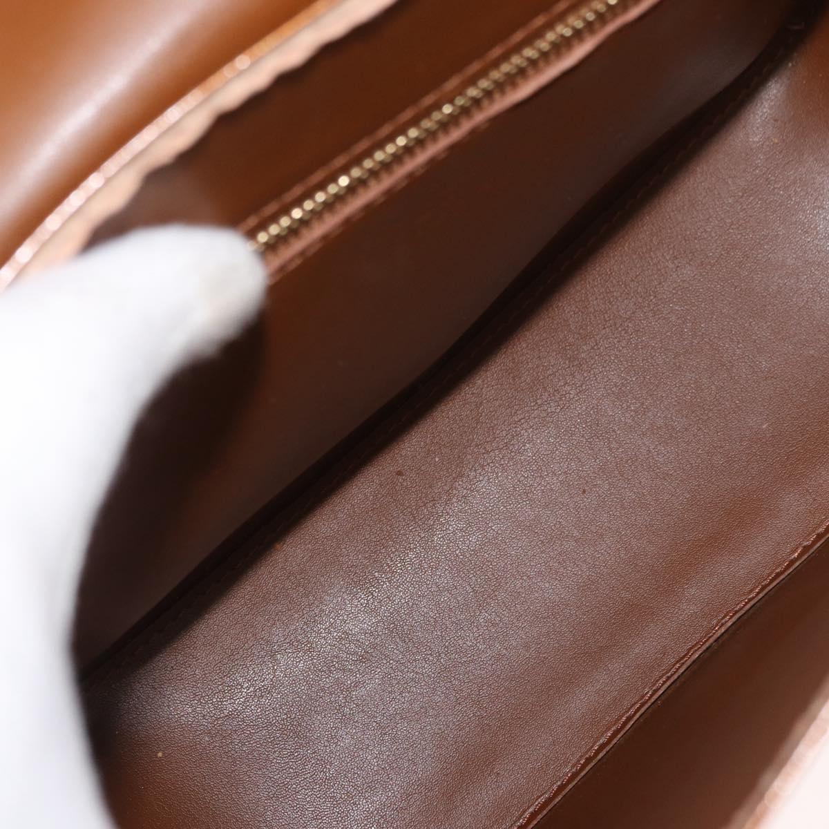 LOUIS VUITTON Monogram Vernis Christie GM Bag Bronze M91107 LV Auth ka4178