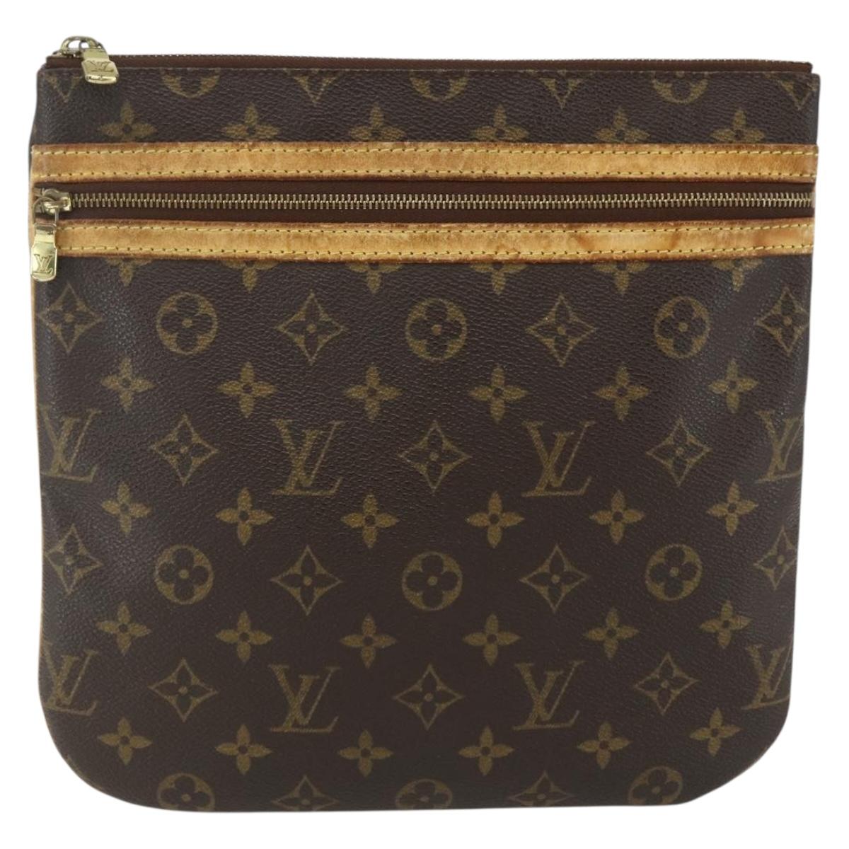 LOUIS VUITTON Monogram Pochette Bosphore Shoulder Bag M40044 LV Auth ka419