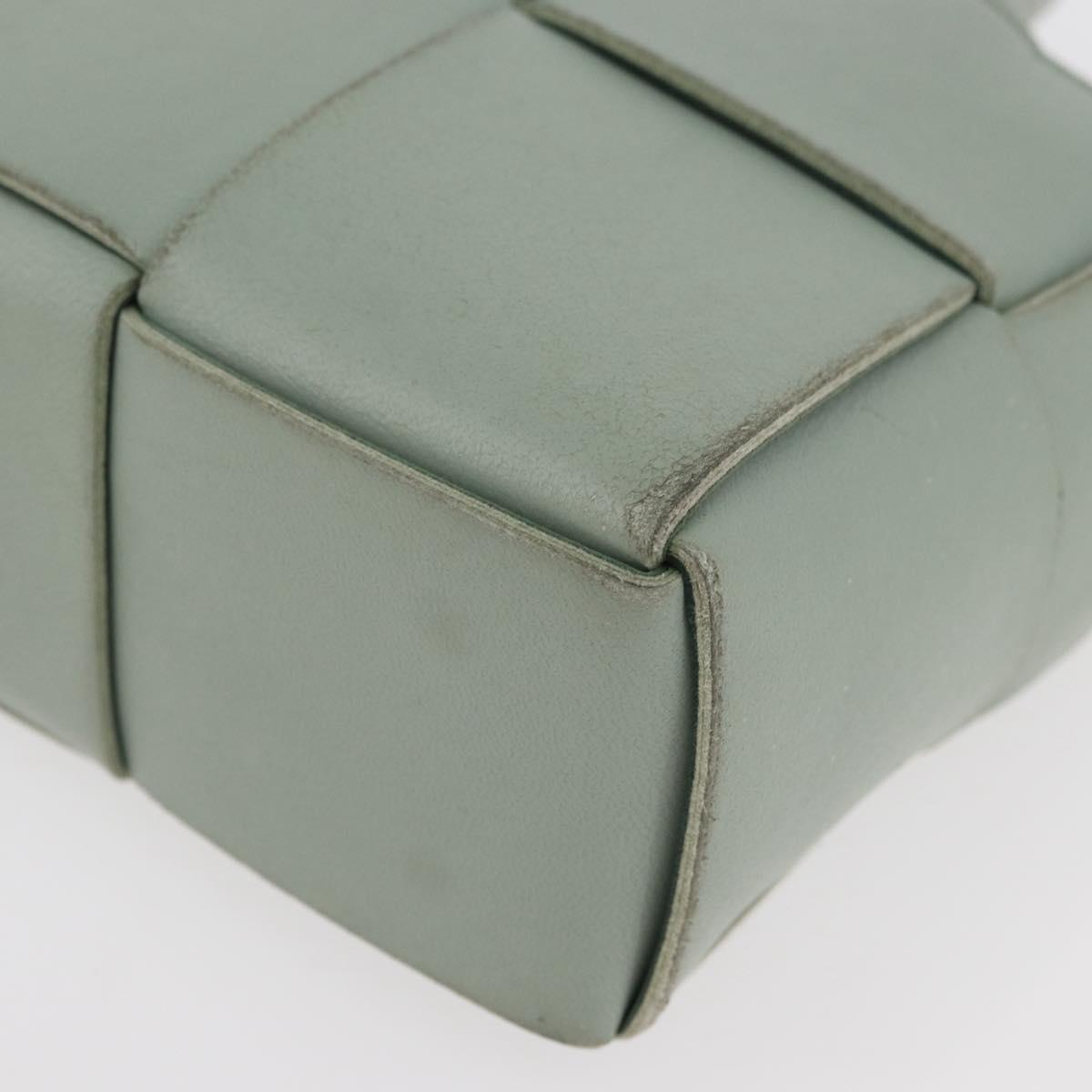 BOTTEGA VENETA MAXI INTRECCIATO Arcomini Bag 2way Pastel Green Auth ka4195A