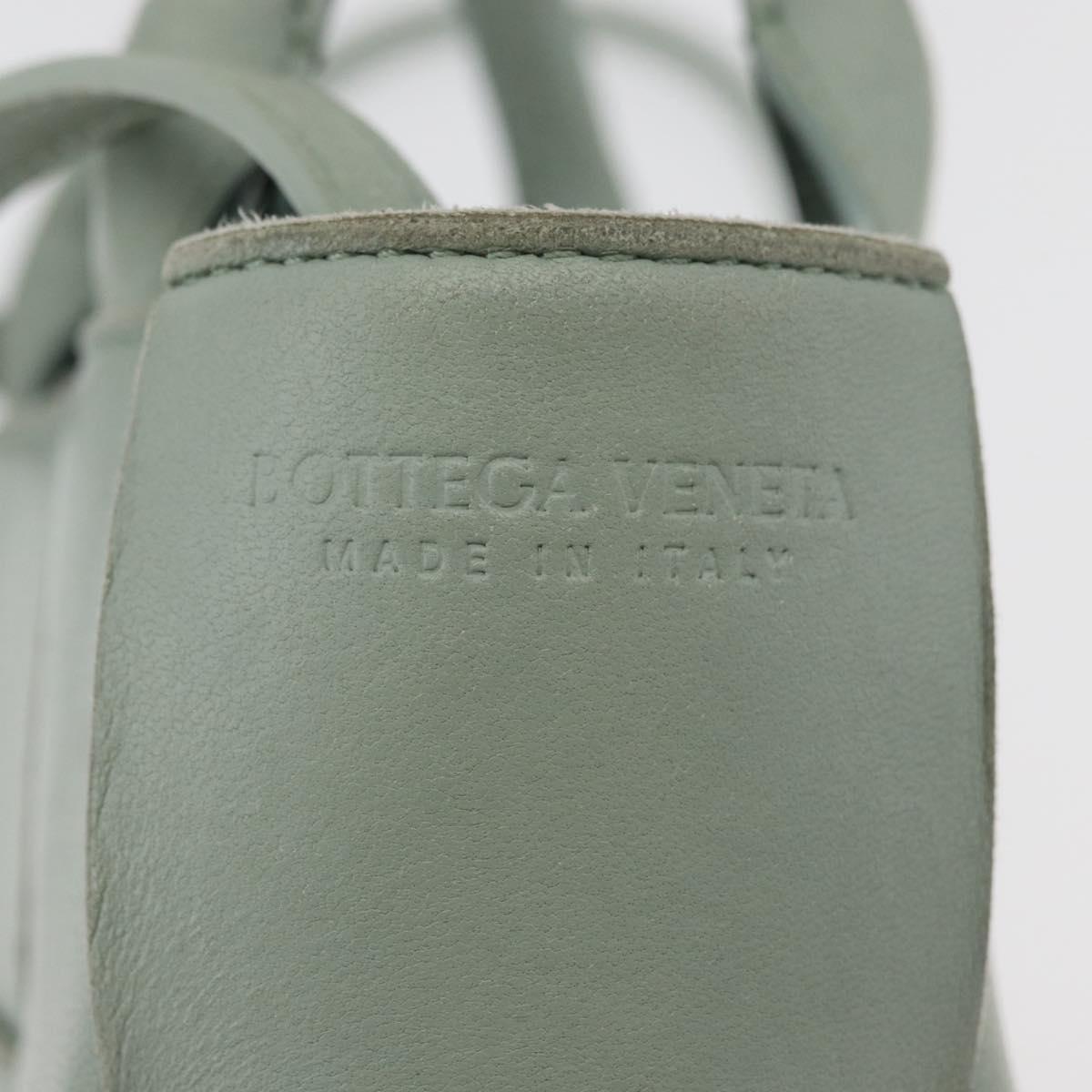 BOTTEGA VENETA MAXI INTRECCIATO Arcomini Bag 2way Pastel Green Auth ka4195A