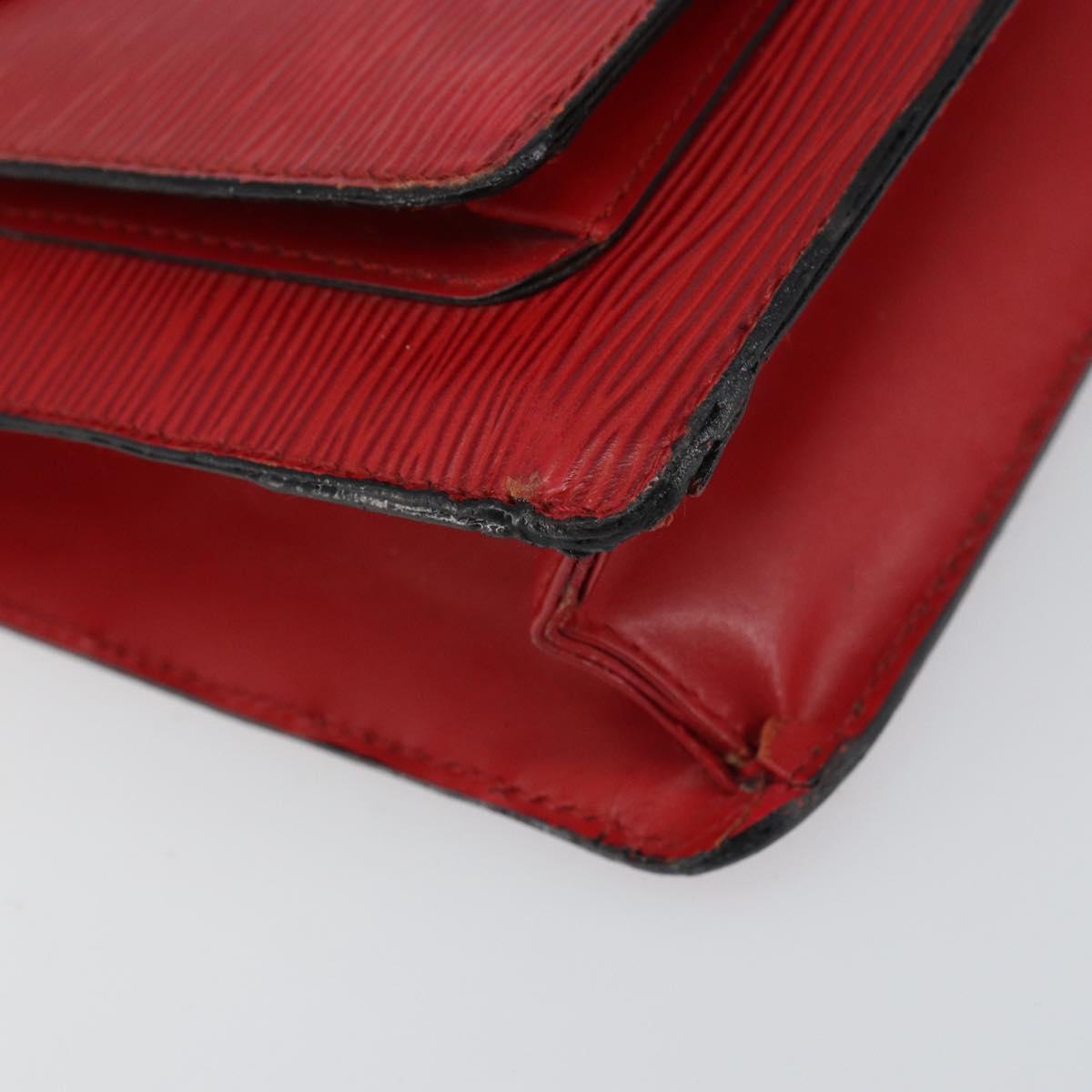 LOUIS VUITTON Epi Monceau 28 Hand Bag Red M40783 LV Auth ka420