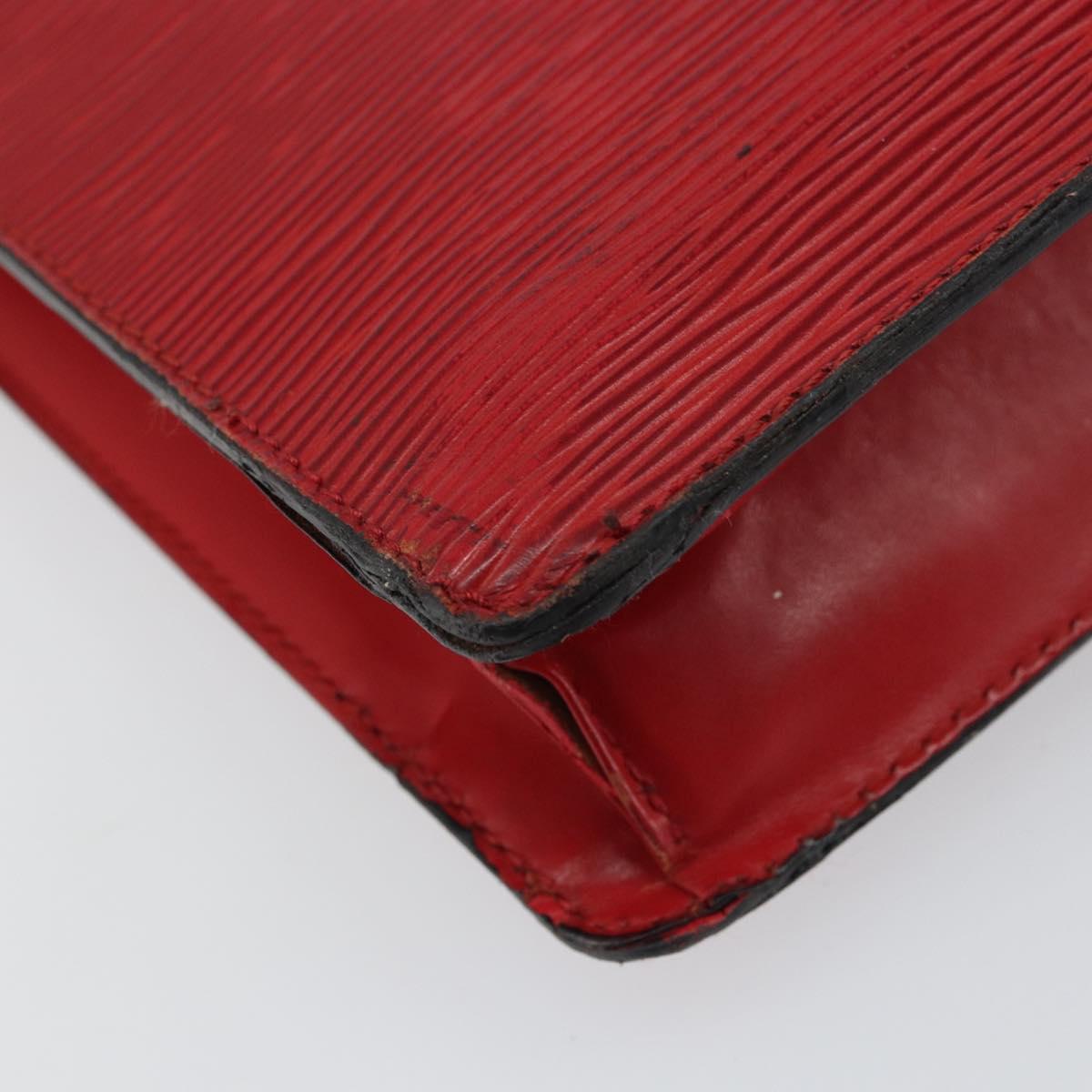 LOUIS VUITTON Epi Monceau 28 Hand Bag Red M40783 LV Auth ka420