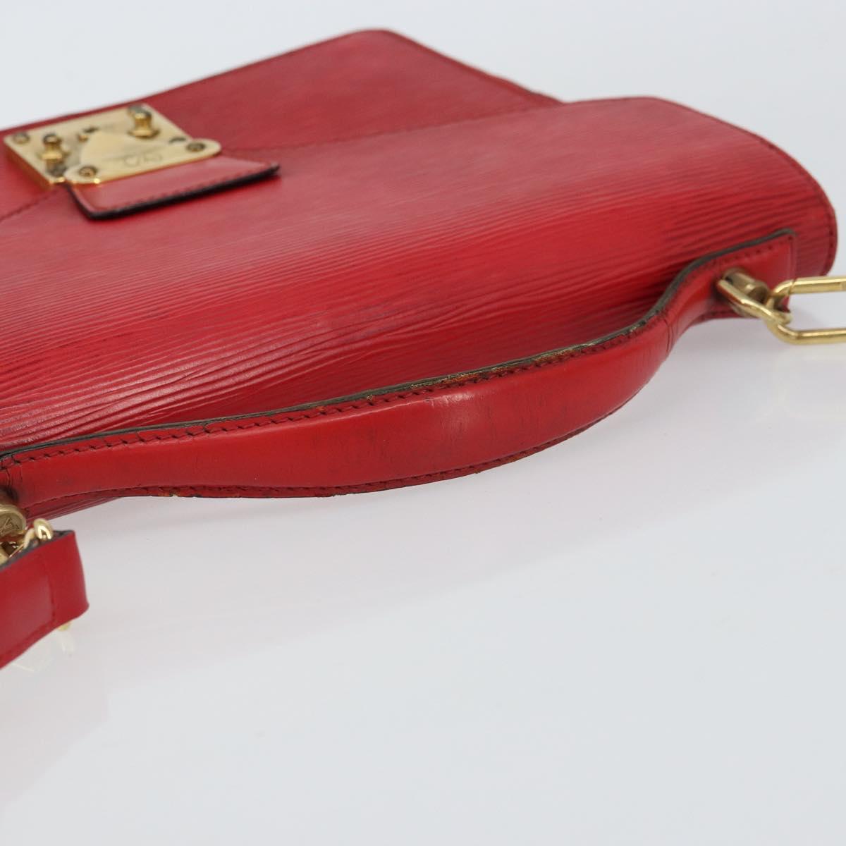LOUIS VUITTON Epi Monceau 28 Hand Bag Red M40783 LV Auth ka420