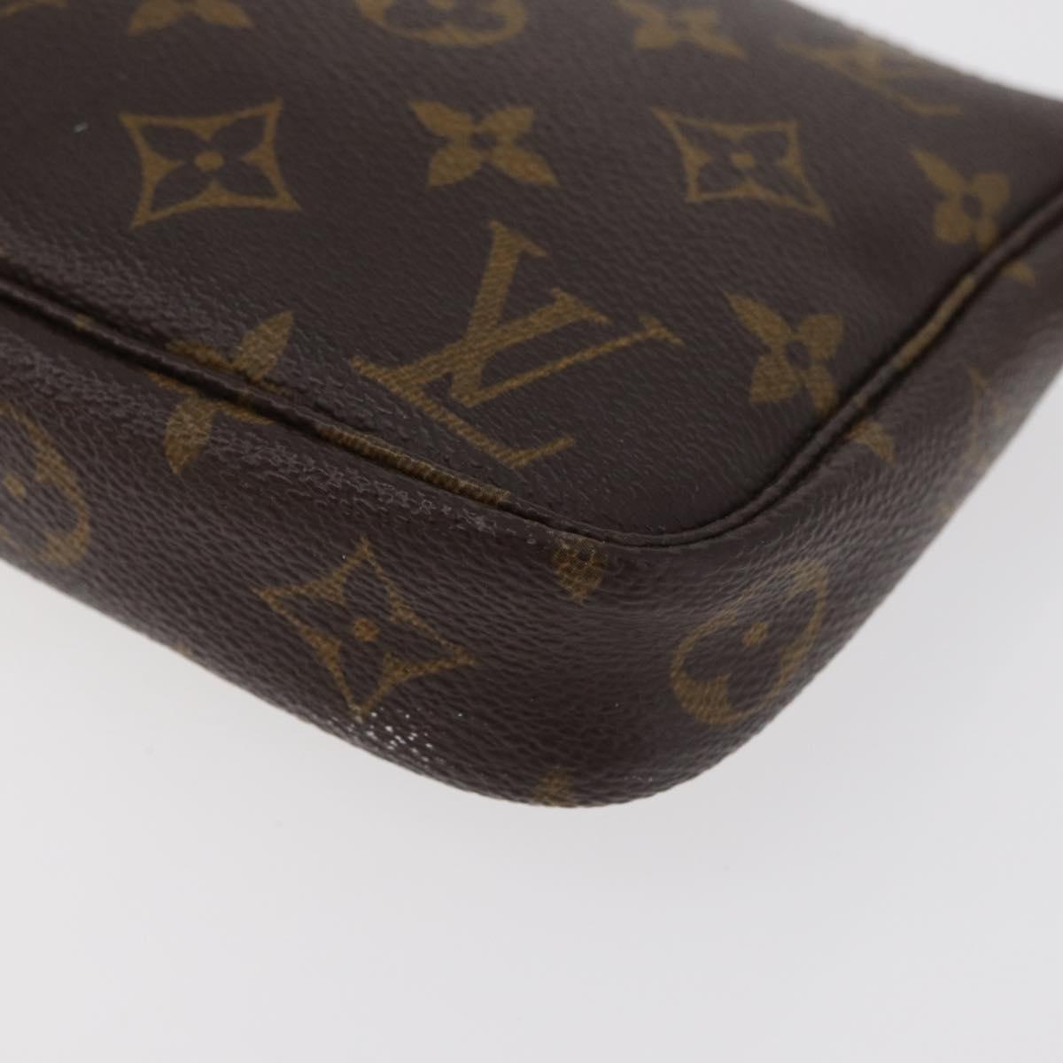 LOUIS VUITTON Monogram Pochette Accessoires Pouch M51980 LV Auth ka4205A