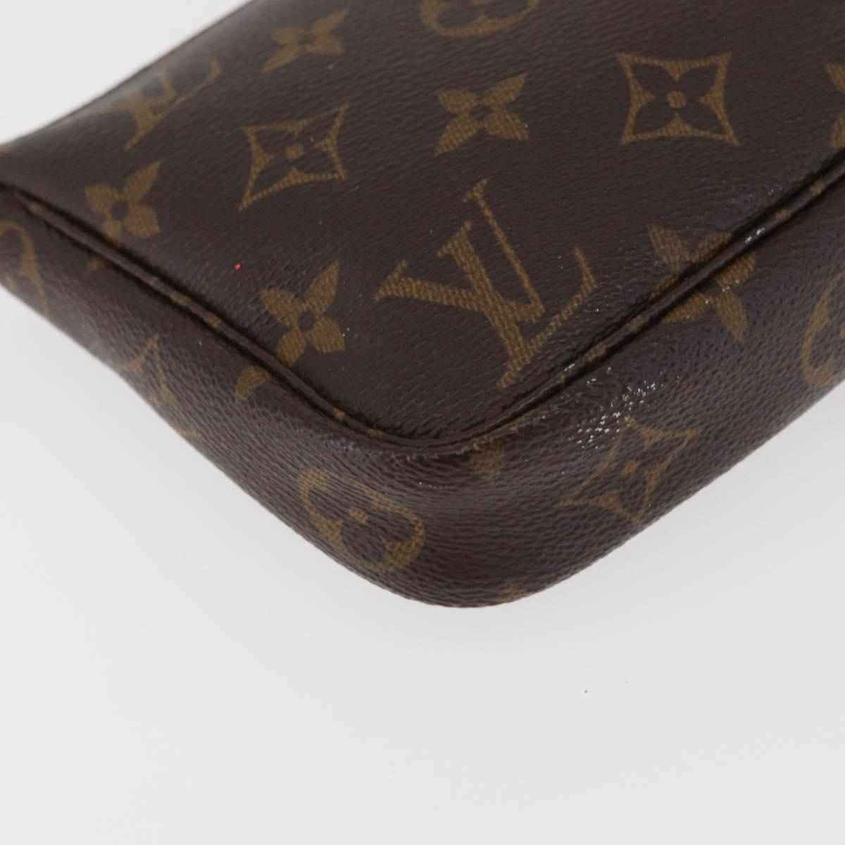 LOUIS VUITTON Monogram Pochette Accessoires Pouch M51980 LV Auth ka4205A