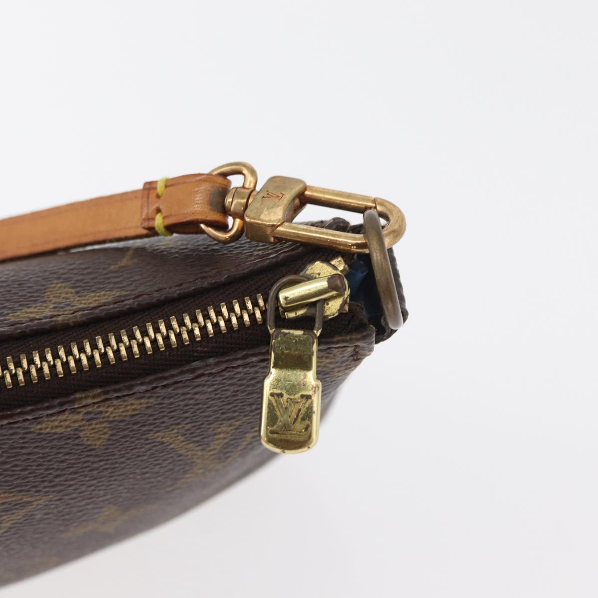 LOUIS VUITTON Monogram Pochette Accessoires Pouch M51980 LV Auth ka4205A