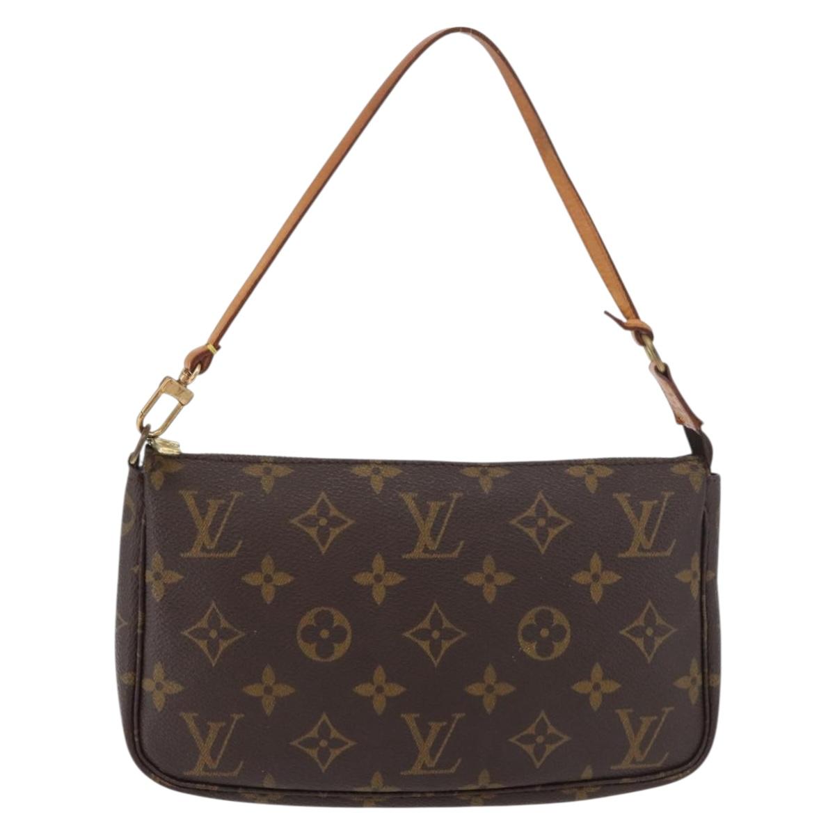 LOUIS VUITTON Monogram Pochette Accessoires Pouch M51980 LV Auth ka4205A