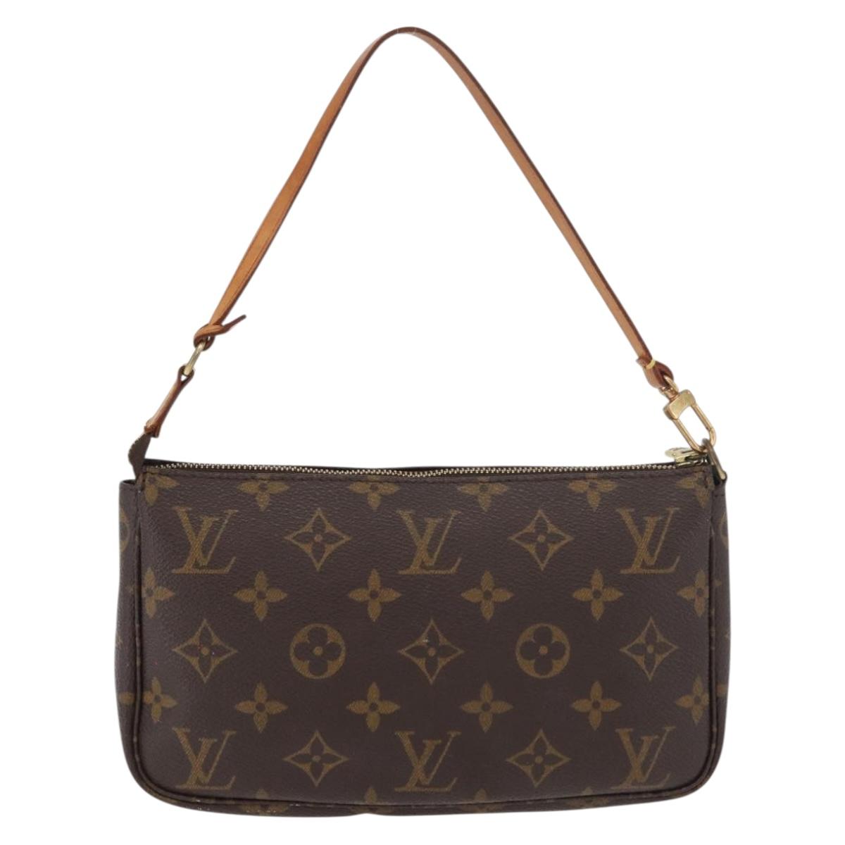 LOUIS VUITTON Monogram Pochette Accessoires Pouch M51980 LV Auth ka4205A