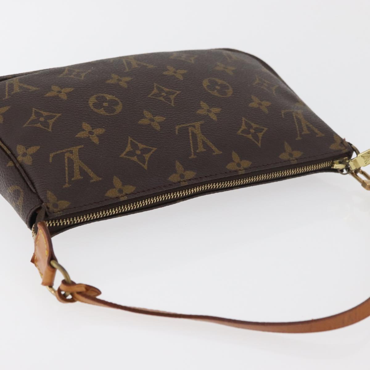 LOUIS VUITTON Monogram Pochette Accessoires Pouch M51980 LV Auth ka4205A