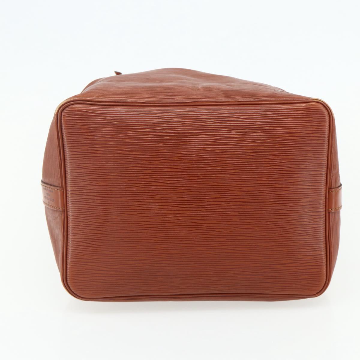LOUIS VUITTON Epi Petit Noe Shoulder Bag Brown M44103 LV Auth ka4218