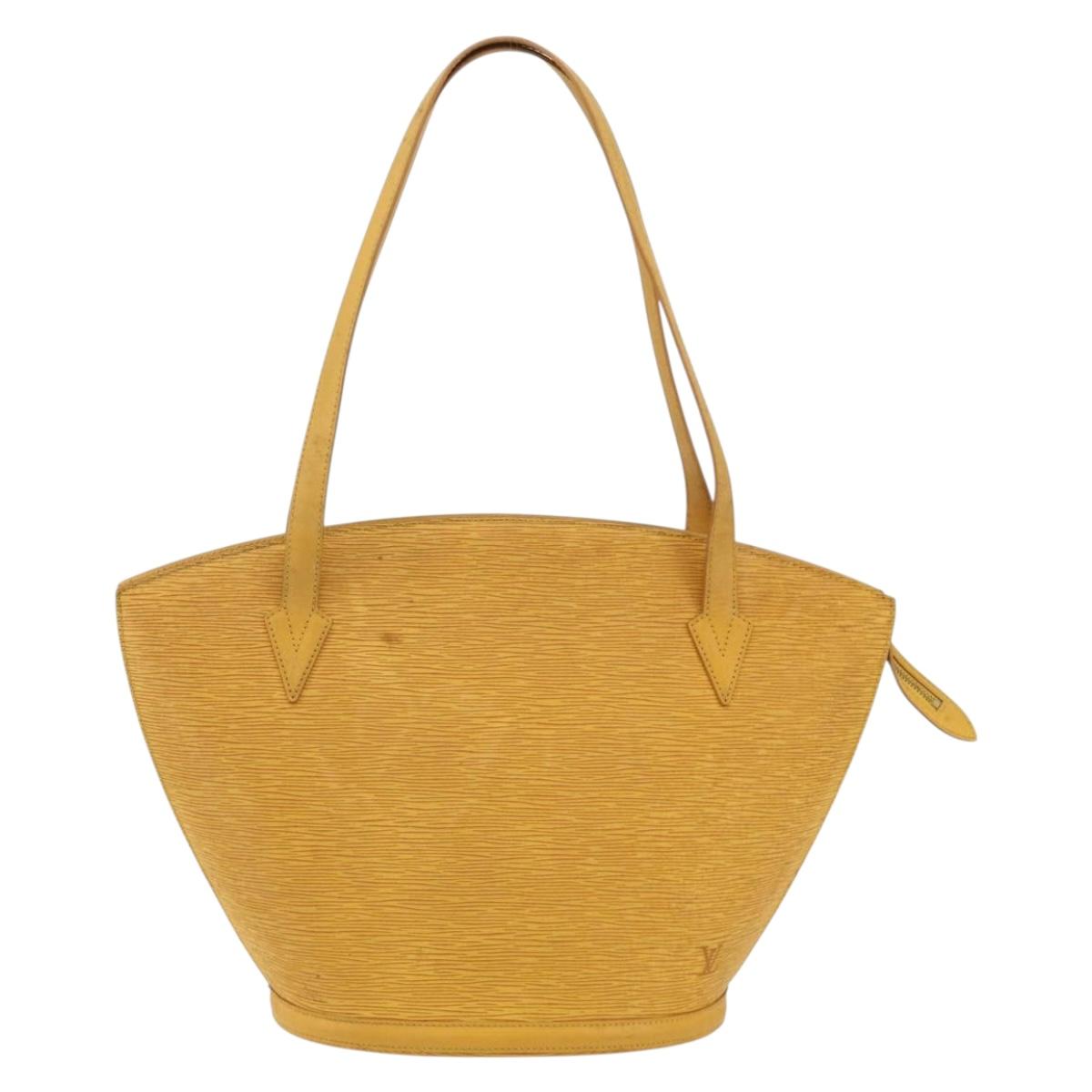 LOUIS VUITTON Epi Saint Jacques Shopping Bag Yellow M52269 LV Auth ka4227