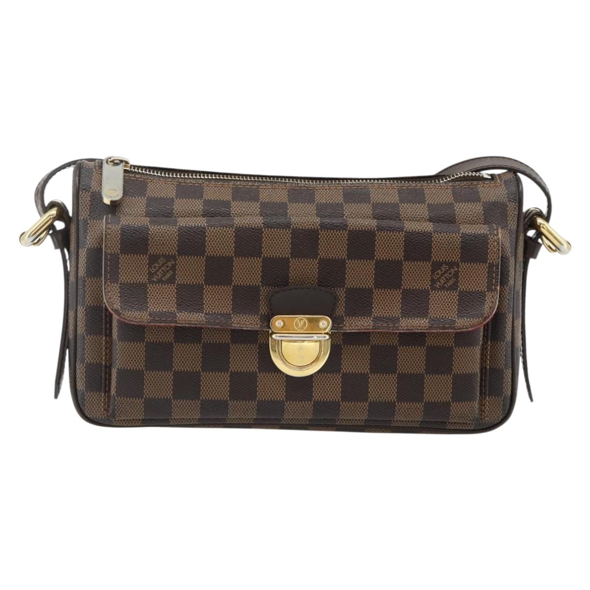 LOUIS VUITTON Damier Ebene Ravello GM Shoulder Bag N60006 LV Auth ka4235