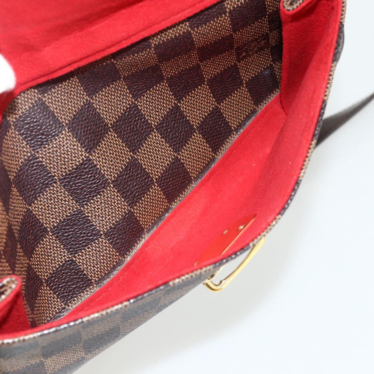 LOUIS VUITTON Damier Ebene Ravello GM Shoulder Bag N60006 LV Auth ka4235