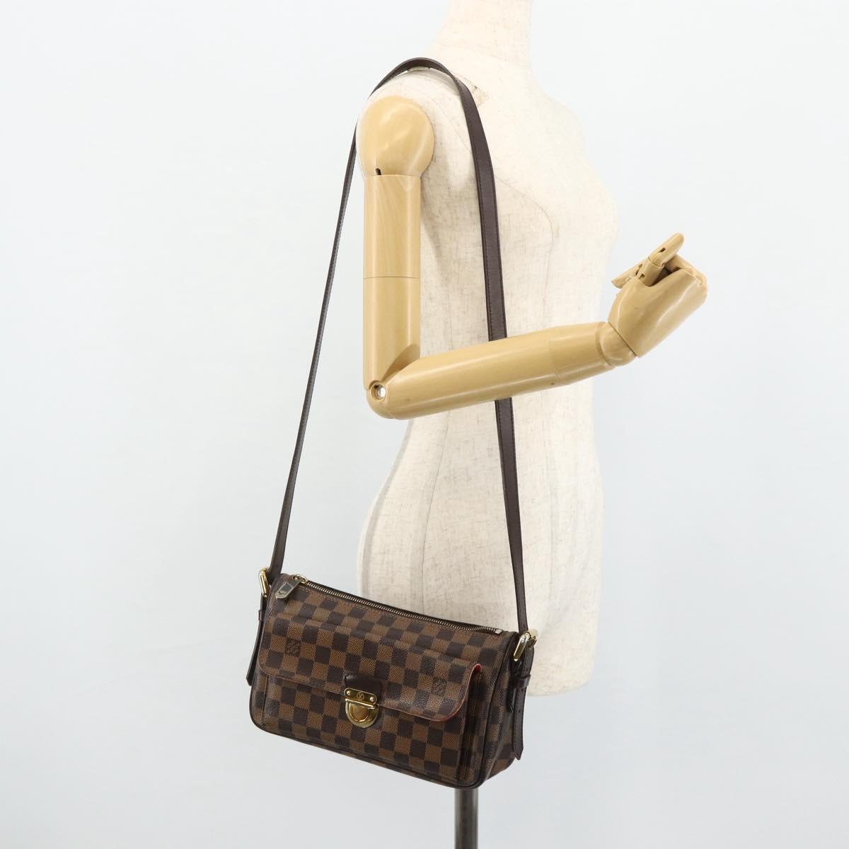 LOUIS VUITTON Damier Ebene Ravello GM Shoulder Bag N60006 LV Auth ka4235