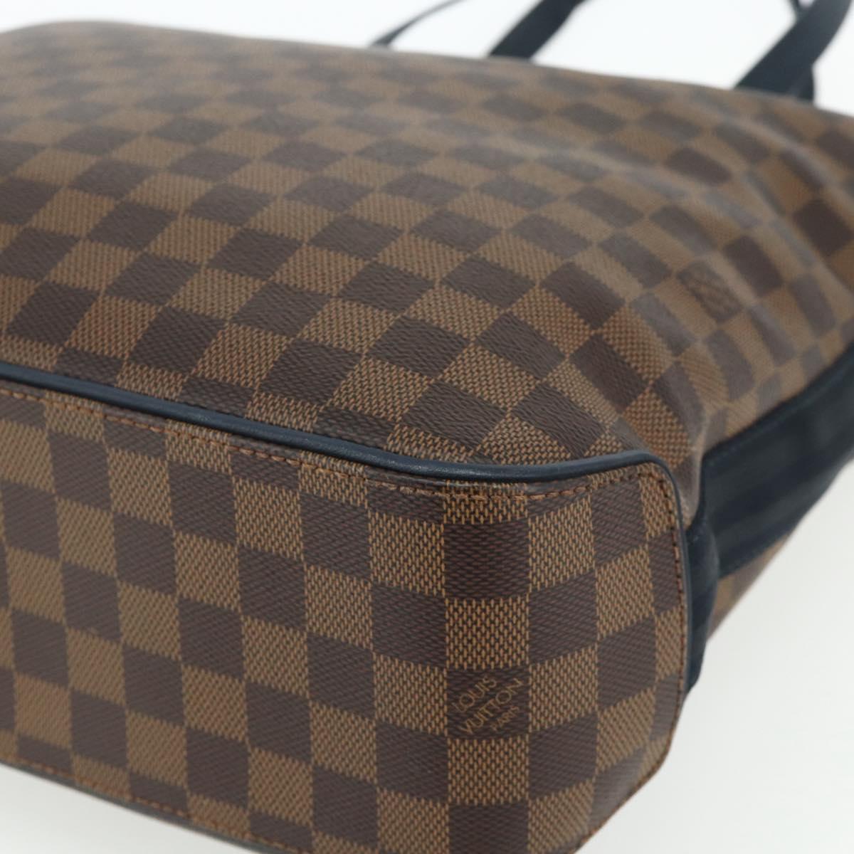 LOUIS VUITTON Damier Ebene Herald Tote Bag N41255 LV Auth ka4237