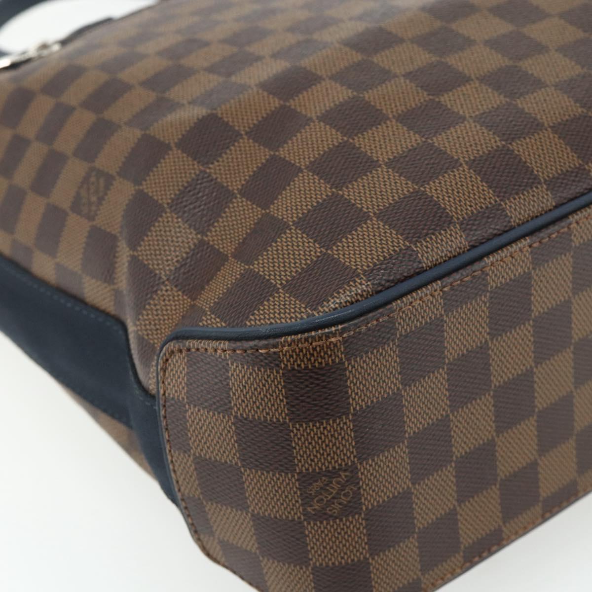 LOUIS VUITTON Damier Ebene Herald Tote Bag N41255 LV Auth ka4237