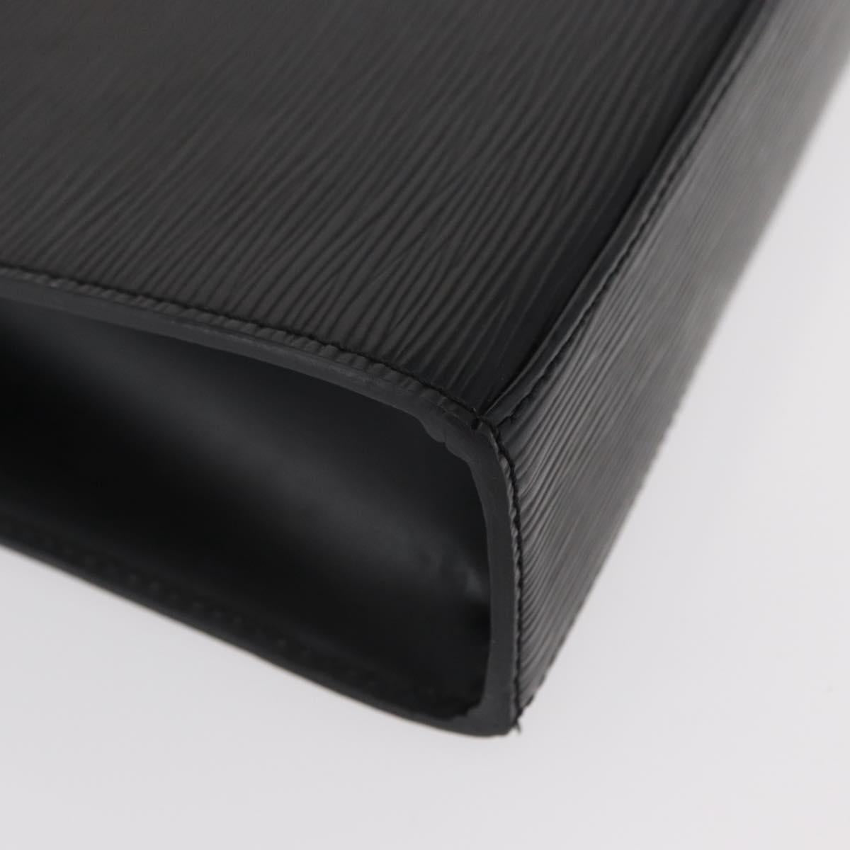 LOUIS VUITTON Epi Malesherbes Hand Bag Black M52372 LV Auth ka424