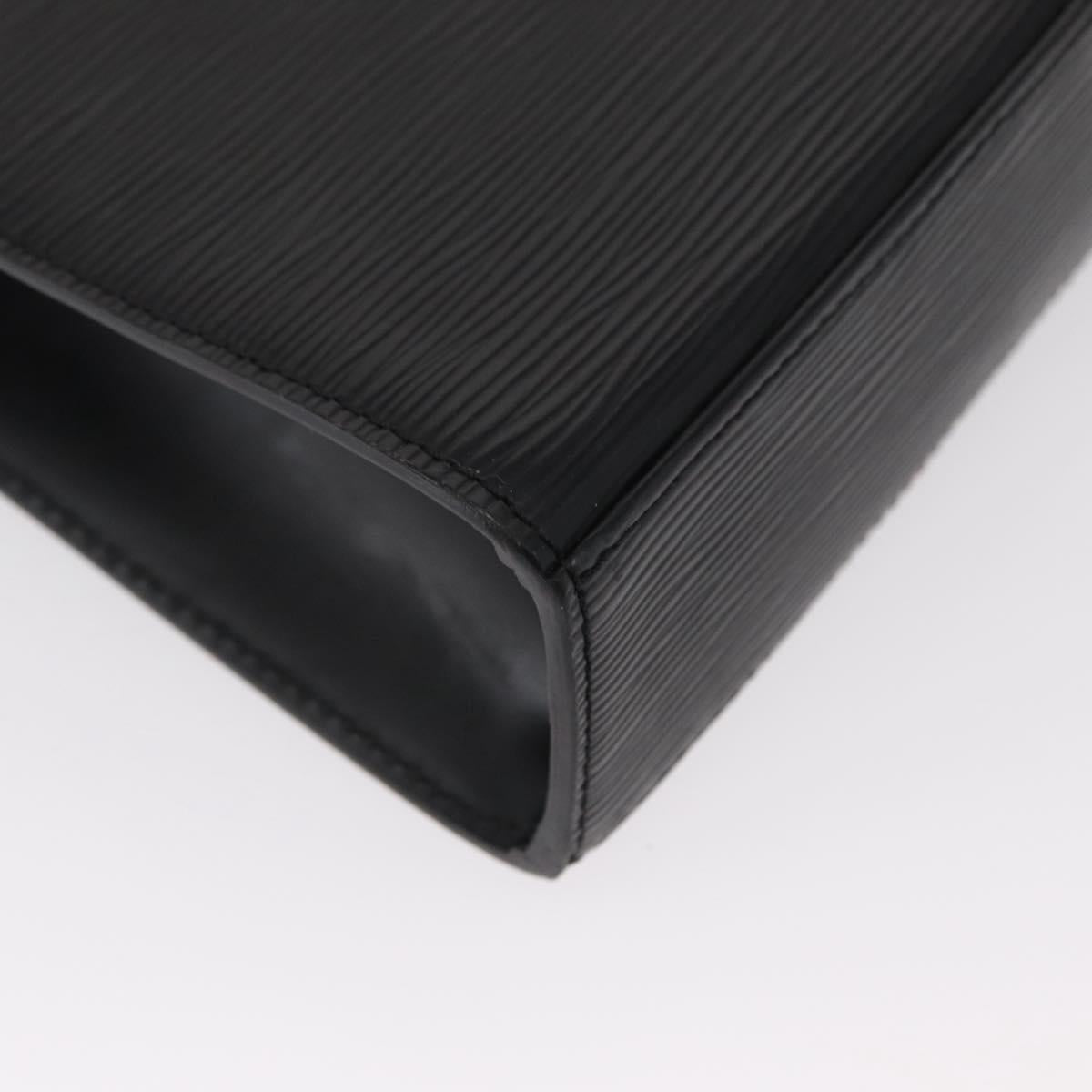 LOUIS VUITTON Epi Malesherbes Hand Bag Black M52372 LV Auth ka424