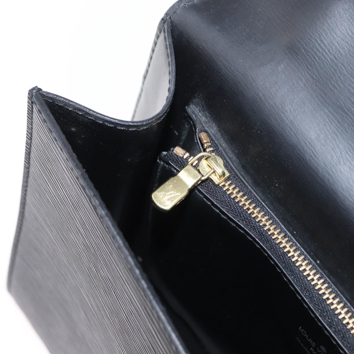 LOUIS VUITTON Epi Malesherbes Hand Bag Black M52372 LV Auth ka424