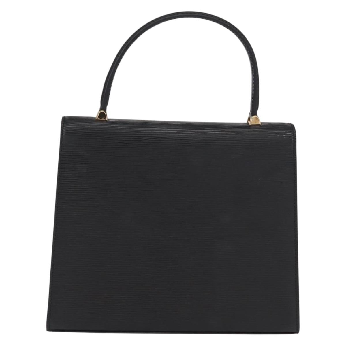 LOUIS VUITTON Epi Malesherbes Hand Bag Black M52372 LV Auth ka424