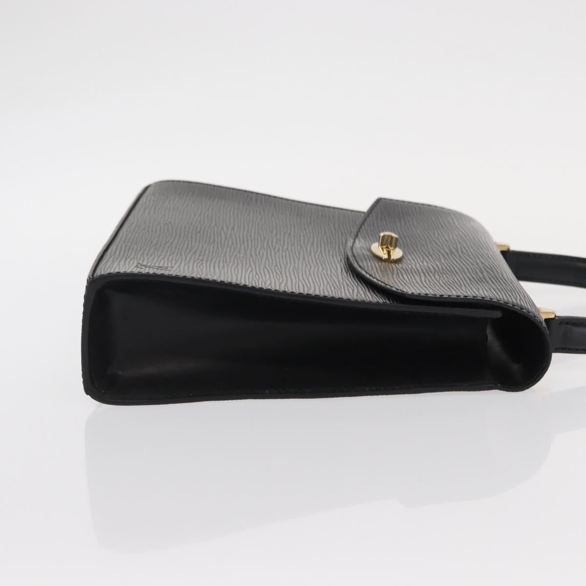 LOUIS VUITTON Epi Malesherbes Hand Bag Black M52372 LV Auth ka424