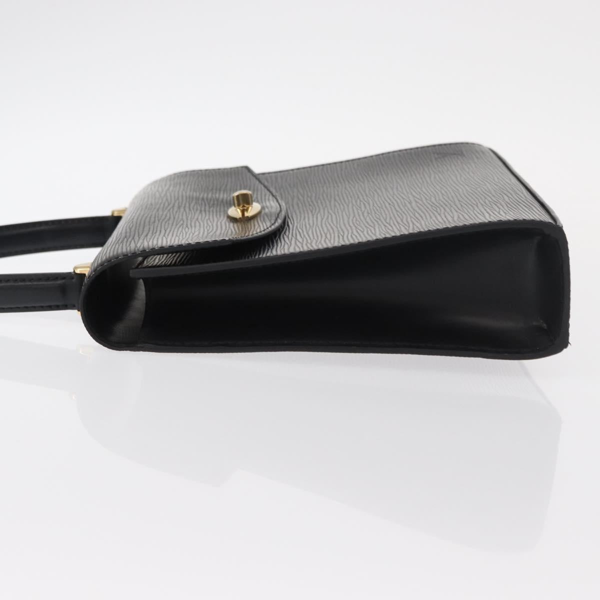 LOUIS VUITTON Epi Malesherbes Hand Bag Black M52372 LV Auth ka424