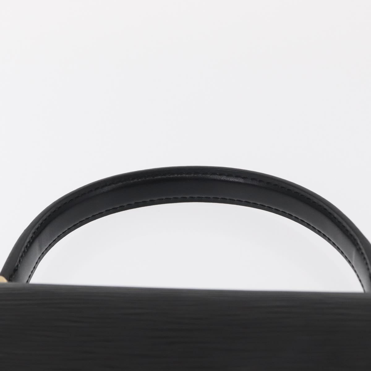 LOUIS VUITTON Epi Malesherbes Hand Bag Black M52372 LV Auth ka424