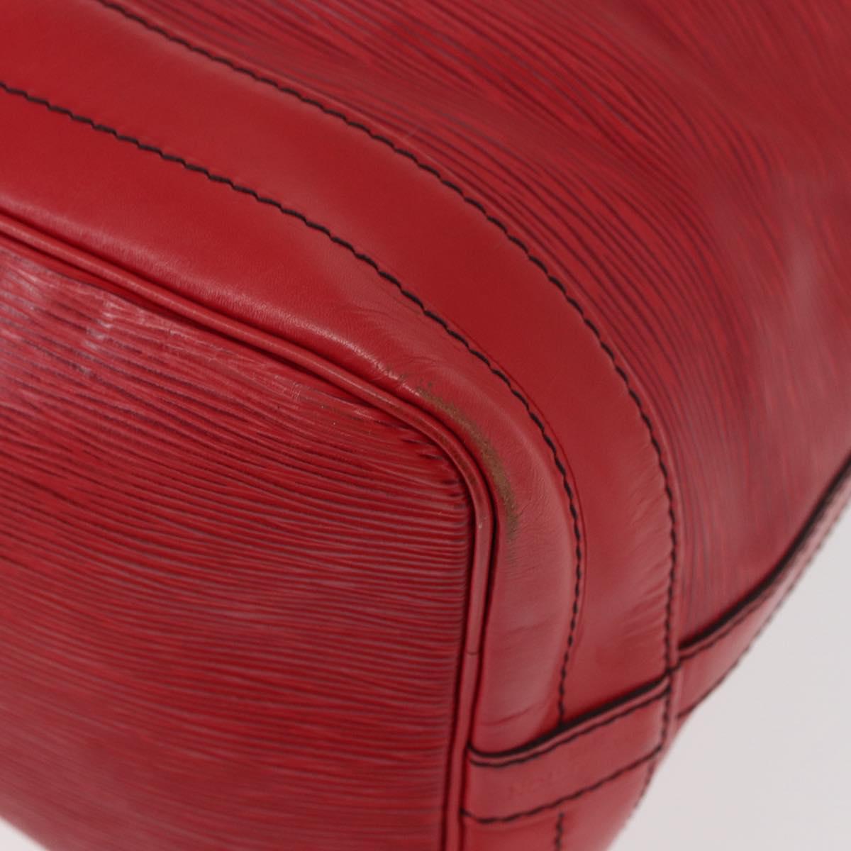 LOUIS VUITTON Epi Noe Shoulder Bag Red M44007 LV Auth ka4241