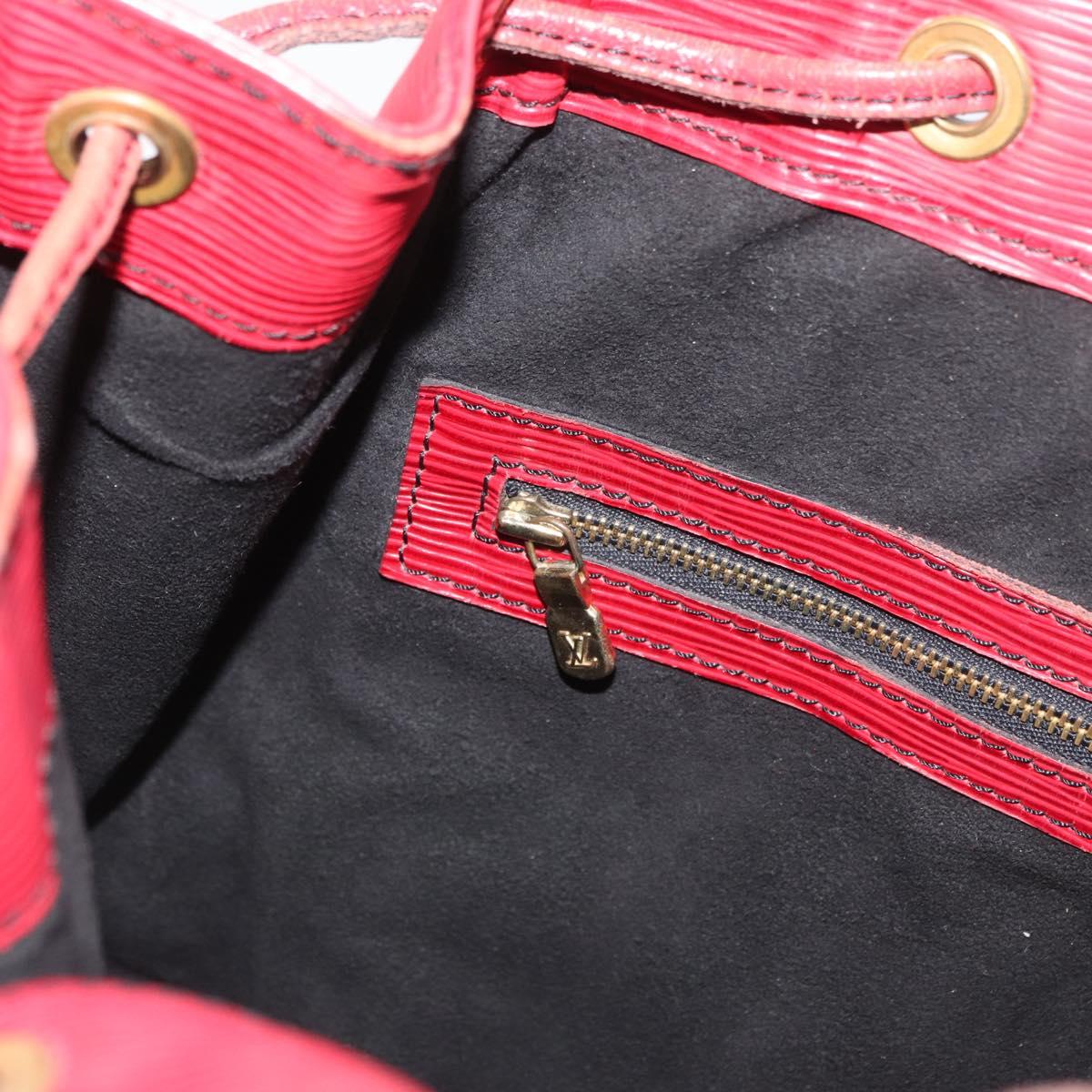 LOUIS VUITTON Epi Noe Shoulder Bag Red M44007 LV Auth ka4241