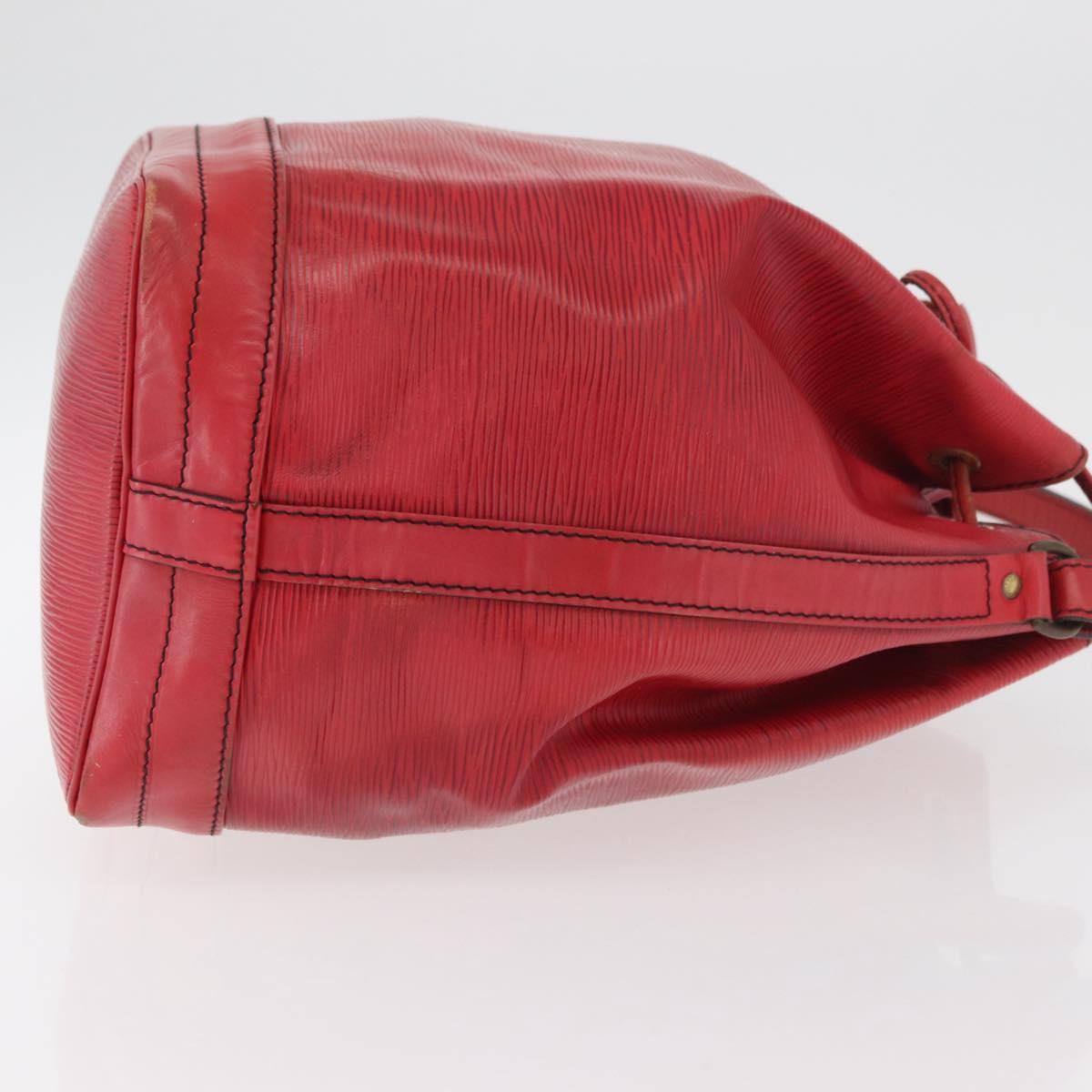 LOUIS VUITTON Epi Noe Shoulder Bag Red M44007 LV Auth ka4241