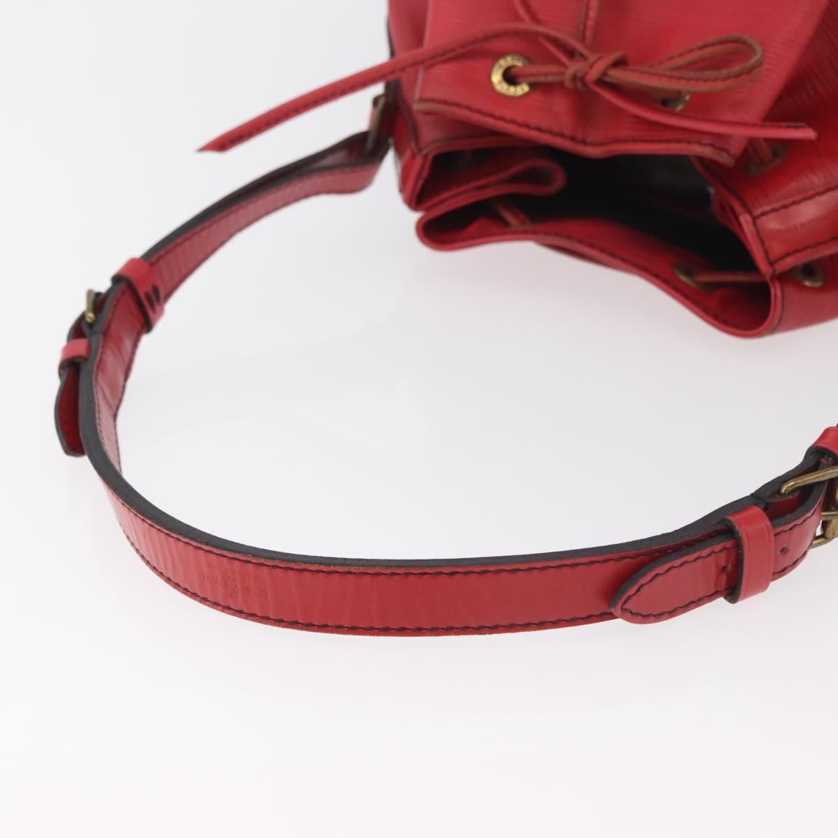 LOUIS VUITTON Epi Noe Shoulder Bag Red M44007 LV Auth ka4241