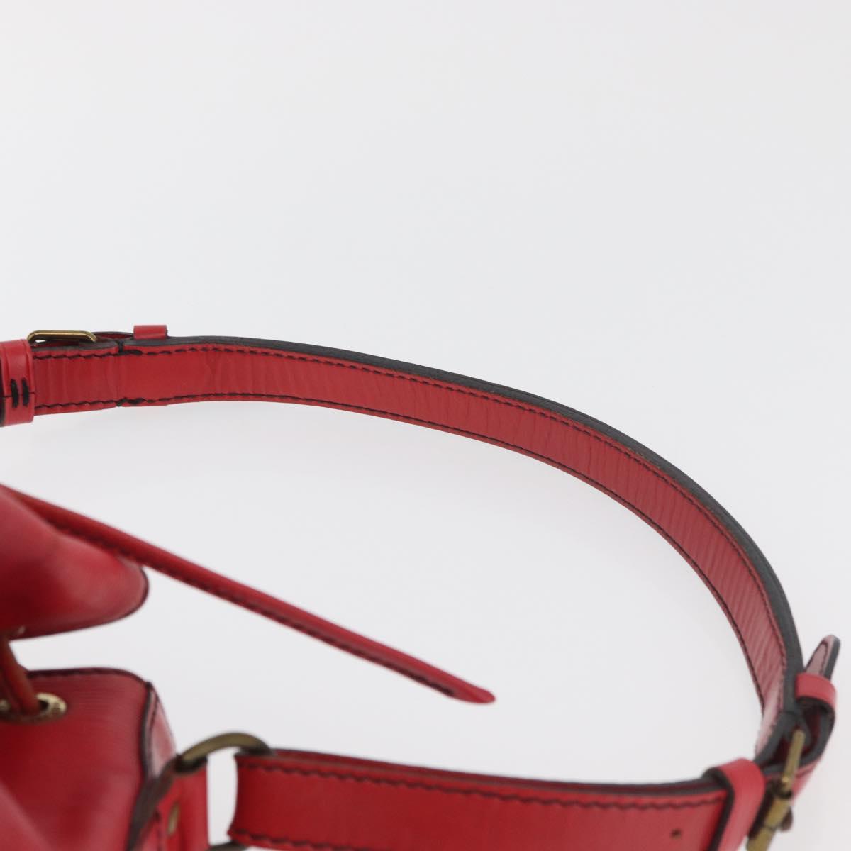 LOUIS VUITTON Epi Noe Shoulder Bag Red M44007 LV Auth ka4241