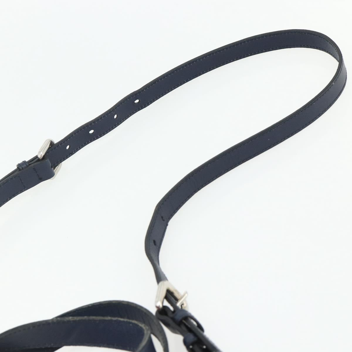 PRADA Hand Bag Canvas Leather 2way Multicolor Silver Auth ka4243