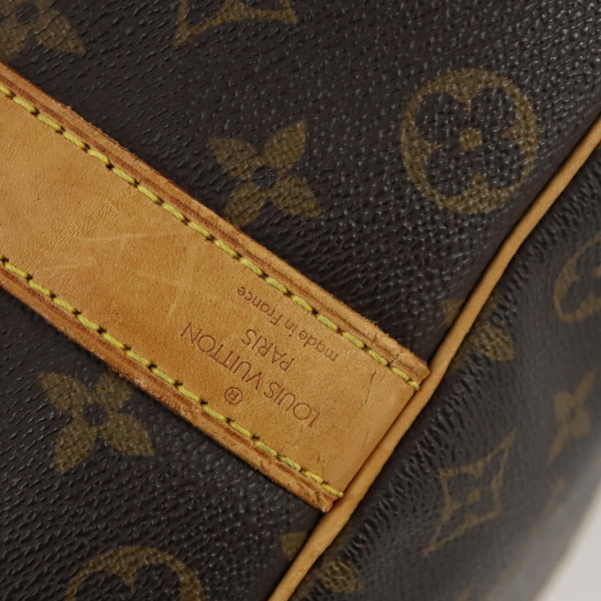 LOUIS VUITTON Monogram Keepall Bandouliere 50 Boston Bag M41416 LV Auth ka425