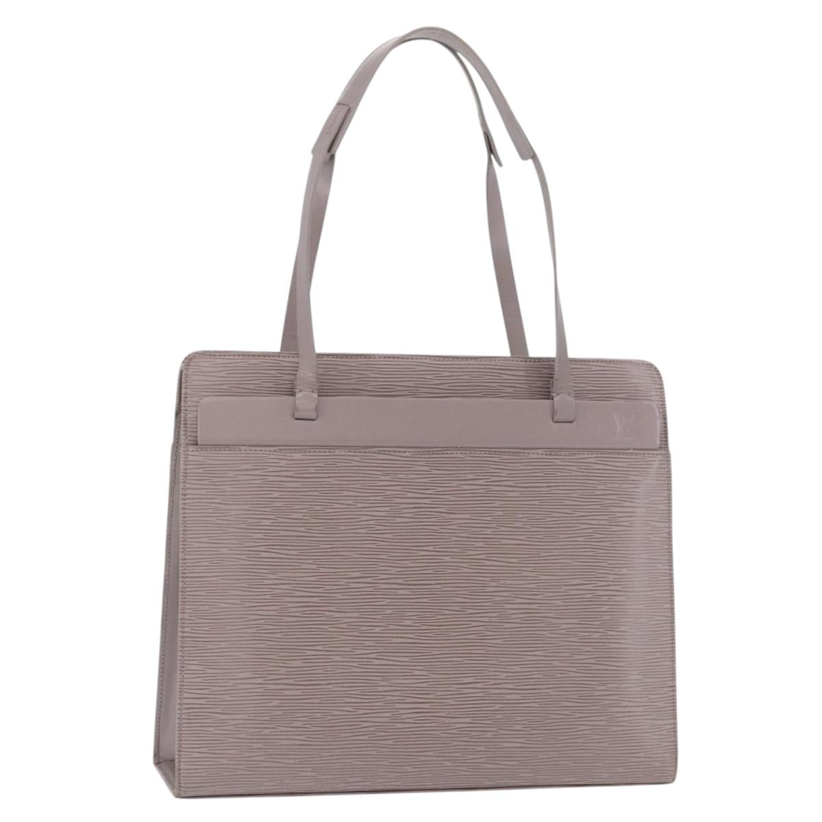 LOUIS VUITTON Epi Croisette PM Tote Bag Lilac M5249B LV Auth ka4250