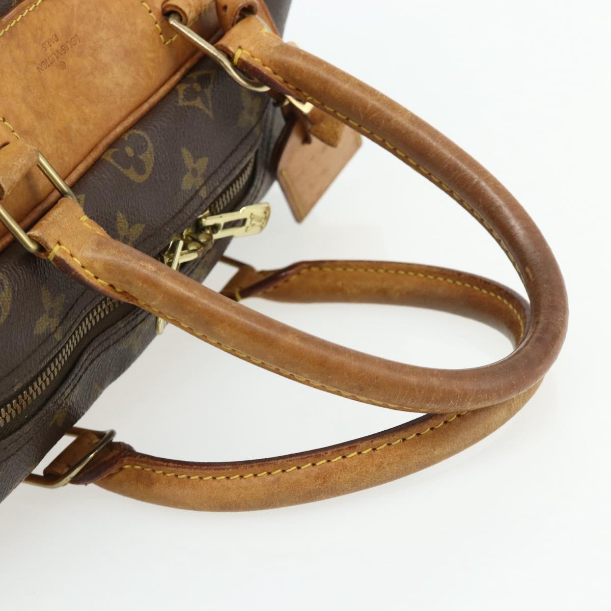 LOUIS VUITTON Monogram Deauville Hand Bag M47270 LV Auth ka4251