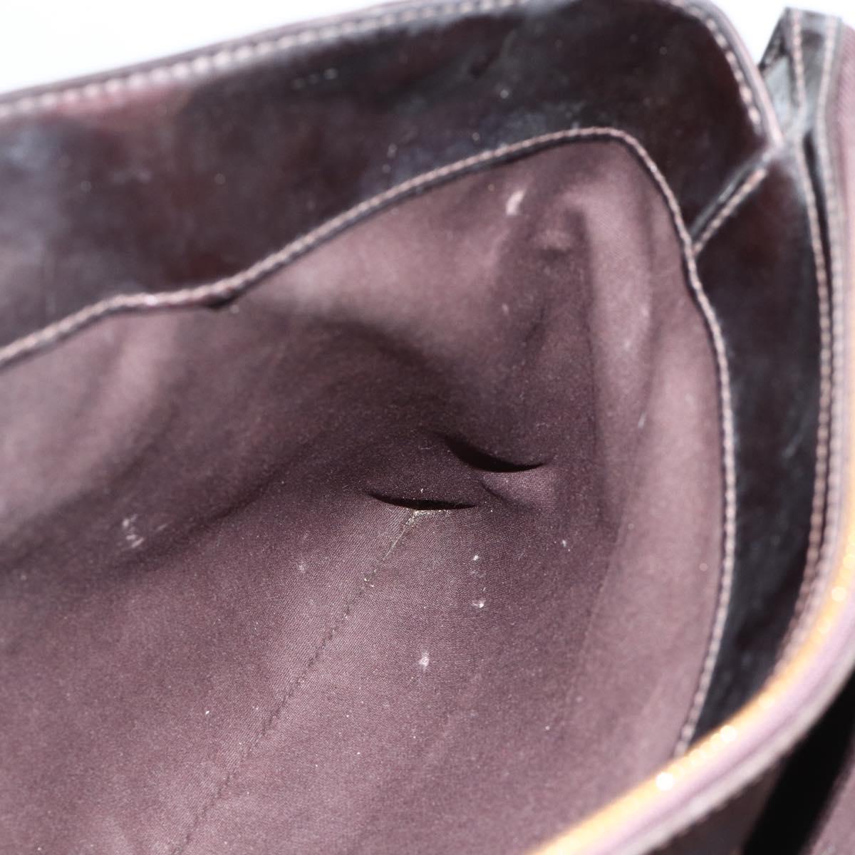 LOUIS VUITTON Monogram Vernis Melrose Avenue Bag Amarante M93757 LV Auth ka4259