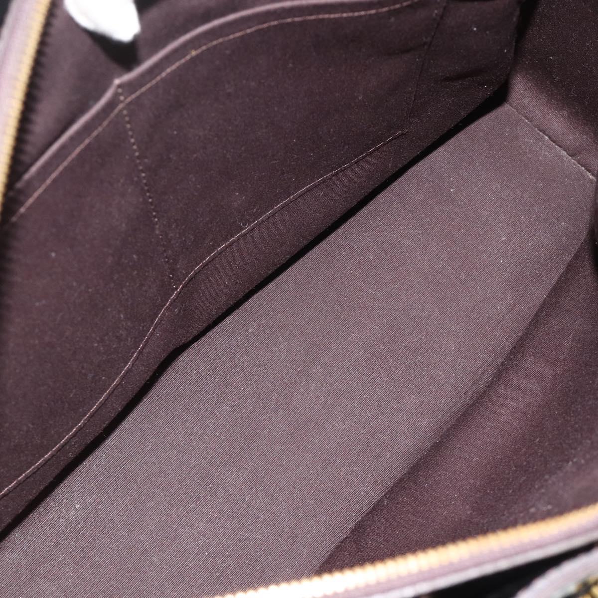 LOUIS VUITTON Monogram Vernis Melrose Avenue Bag Amarante M93757 LV Auth ka4259
