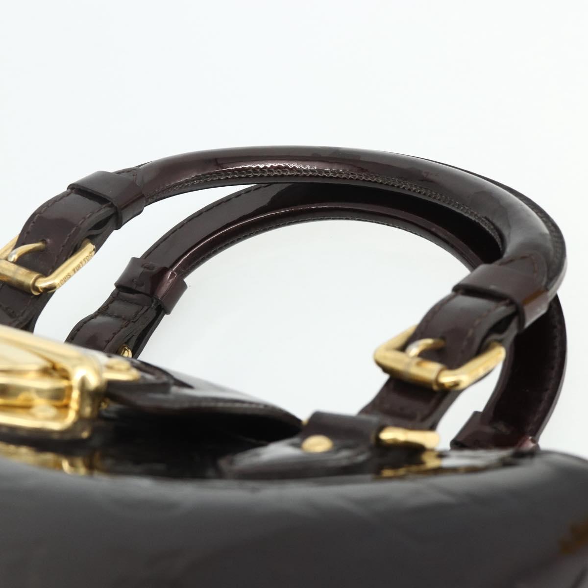 LOUIS VUITTON Monogram Vernis Melrose Avenue Bag Amarante M93757 LV Auth ka4259